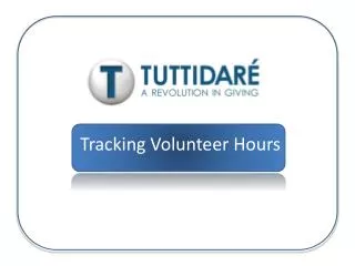 Tracking Volunteer Hours