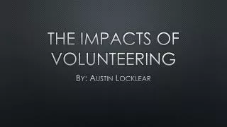 the impacts of volunteering