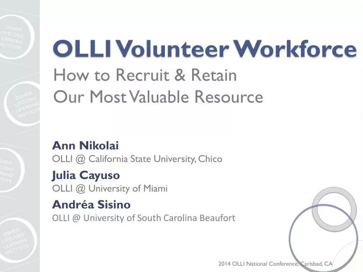 olli volunteer workforce