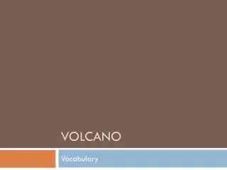 Volcano