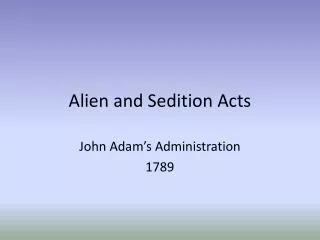 alien and sedition acts