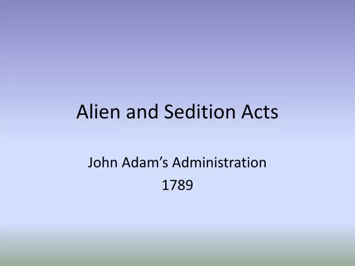 alien and sedition acts