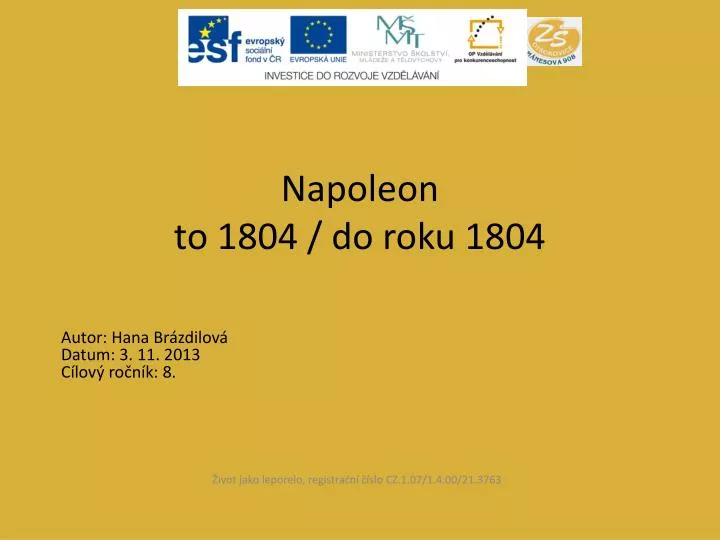 napoleon to 1804 do roku 1804
