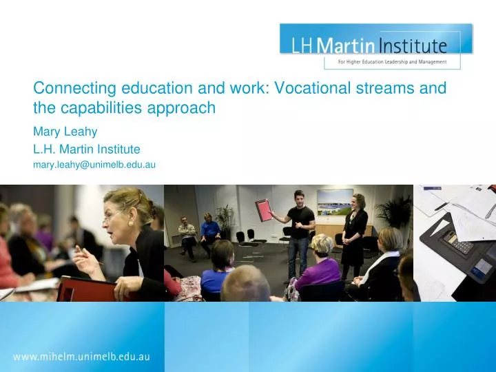 connecting education and work vocational streams and the capabilities approach