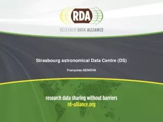 Strasbourg astronomical Data Centre (DS)
