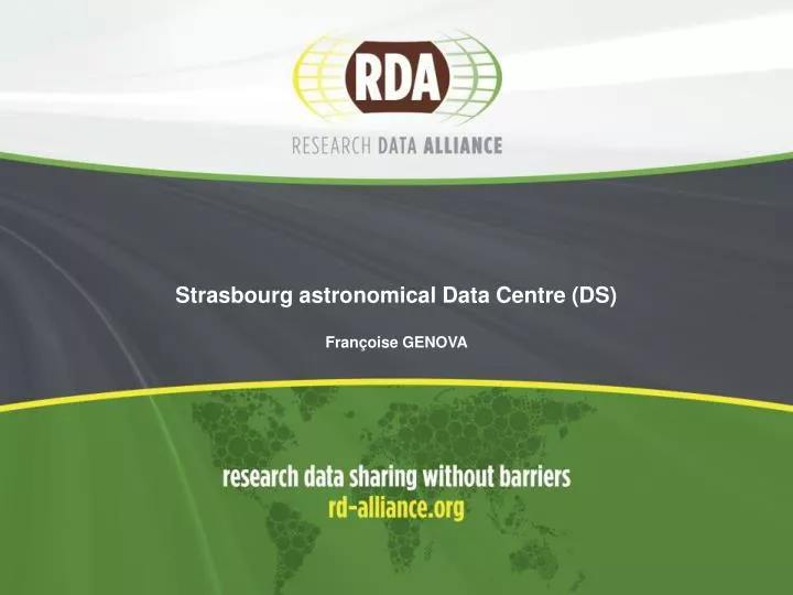strasbourg astronomical data centre ds