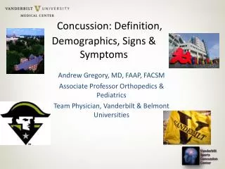 Concussion: Definition, Demographics, Signs &amp; Symptoms