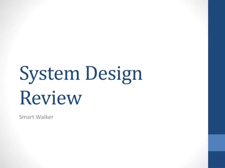 system design review