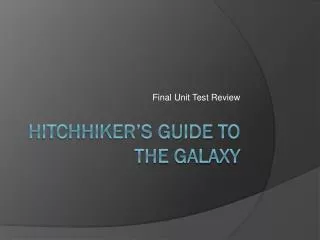 final unit test review