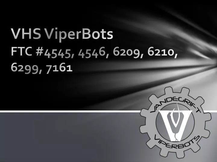 vhs viperbots ftc 4545 4546 6209 6210 6299 7161