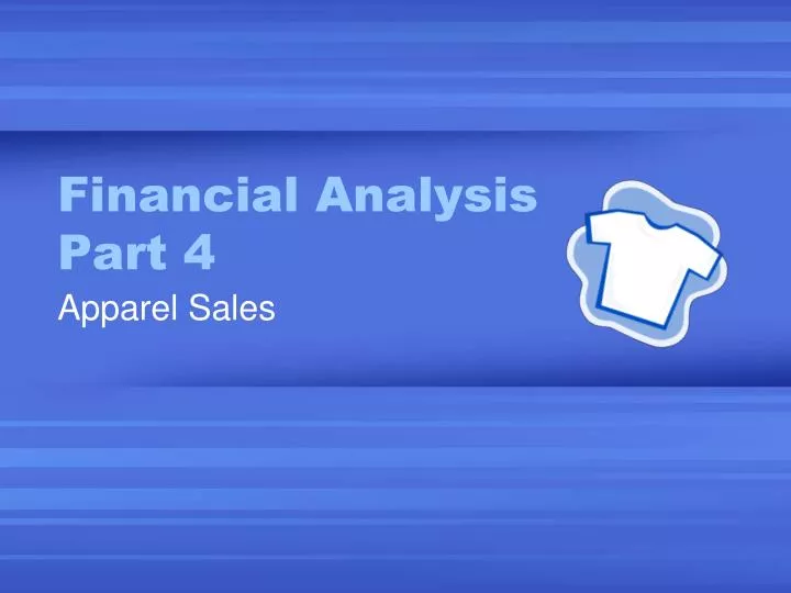 financial analysis part 4