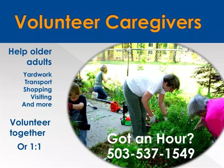 volunteer caregivers