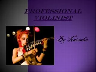 Professional Violinist