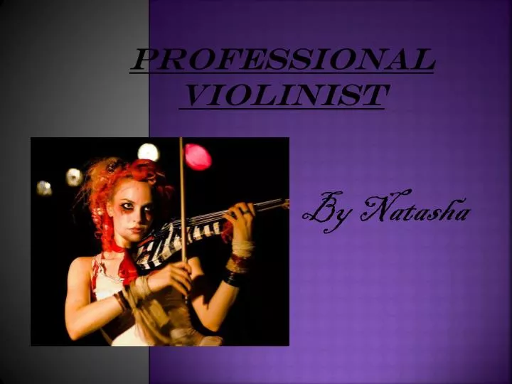 professional violinist