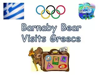 Barnaby Bear Visits Greece