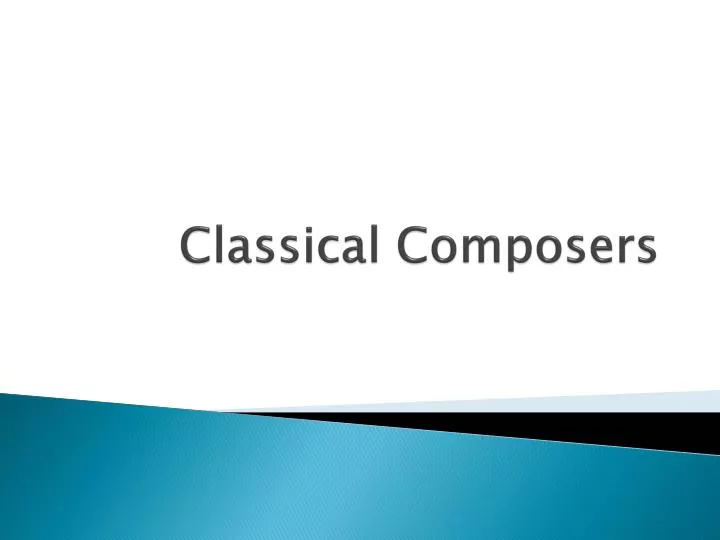 classical composers