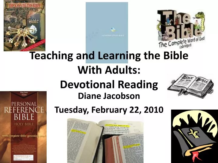 teaching and learning the bible with adults devotional r eading