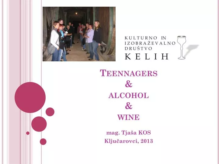teennagers alcohol wine