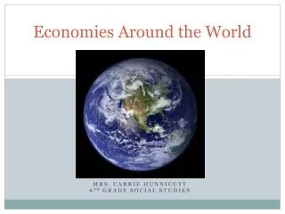 Economies Around the World