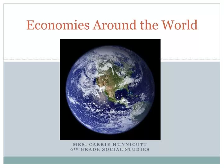 economies around the world