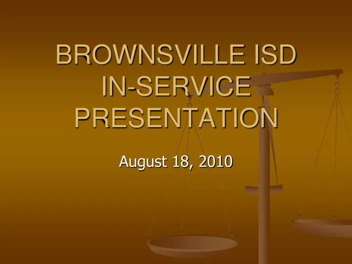 brownsville isd in service presentation