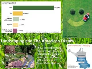 Landscaping and The American Dream