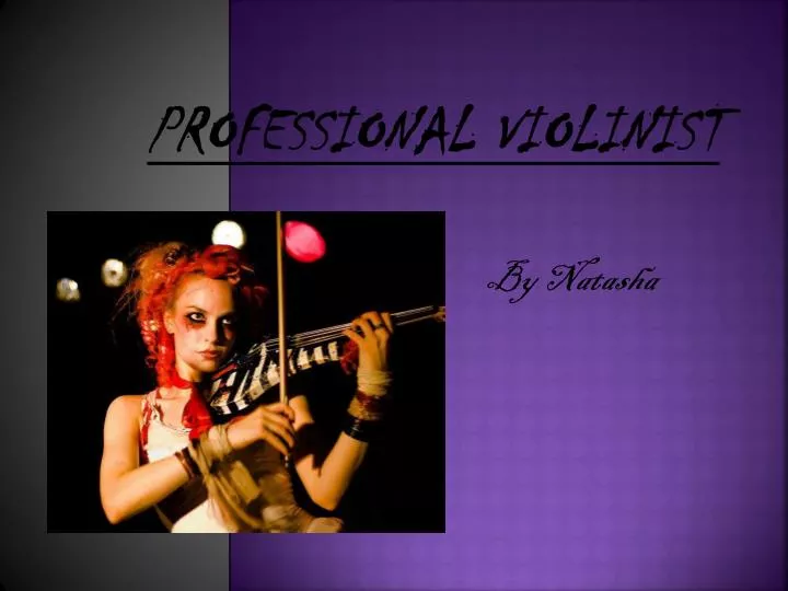 professional violinist