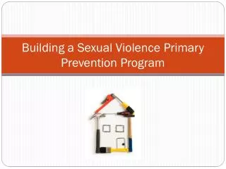 Building a Sexual Violence Primary Prevention Program