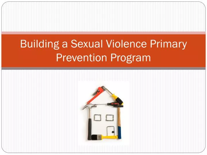 building a sexual violence primary prevention program