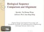 Biological Sequence Comparison and Alignment - slide 1