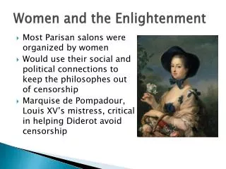 Women and the Enlightenment