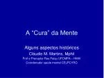 A “Cura” da Mente - slide 1