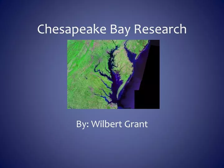 chesapeake bay research