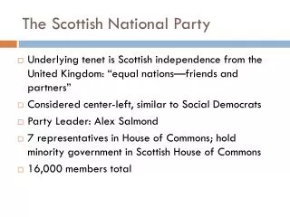 The Scottish National Party