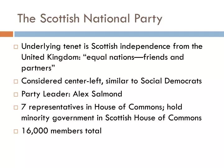 the scottish national party
