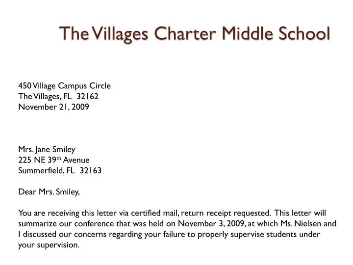 the villages charter middle school