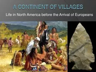A continent of villages