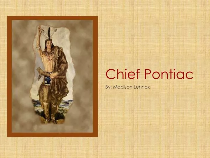 chief pontiac