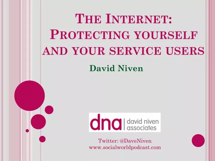the i nternet protecting yourself and your service users