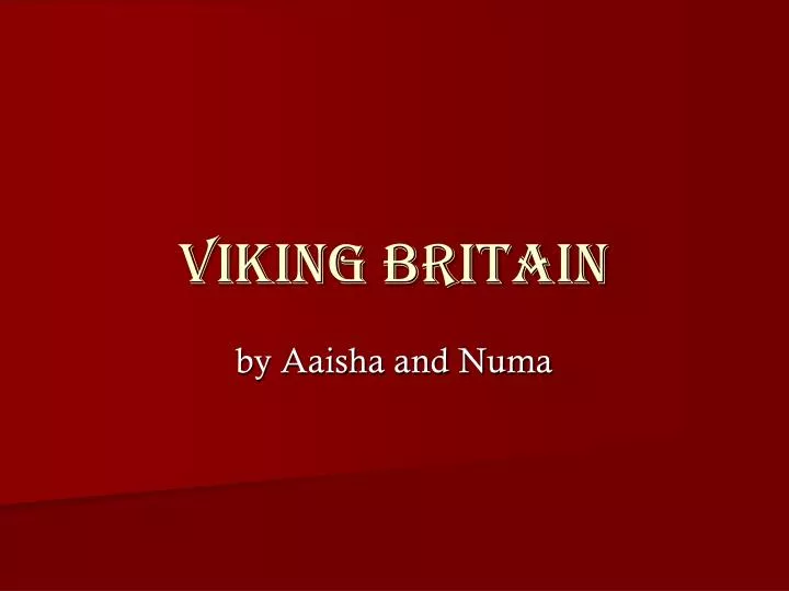 viking britain