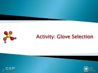 Activity: Glove Selection