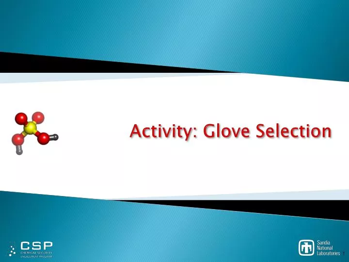 activity glove selection