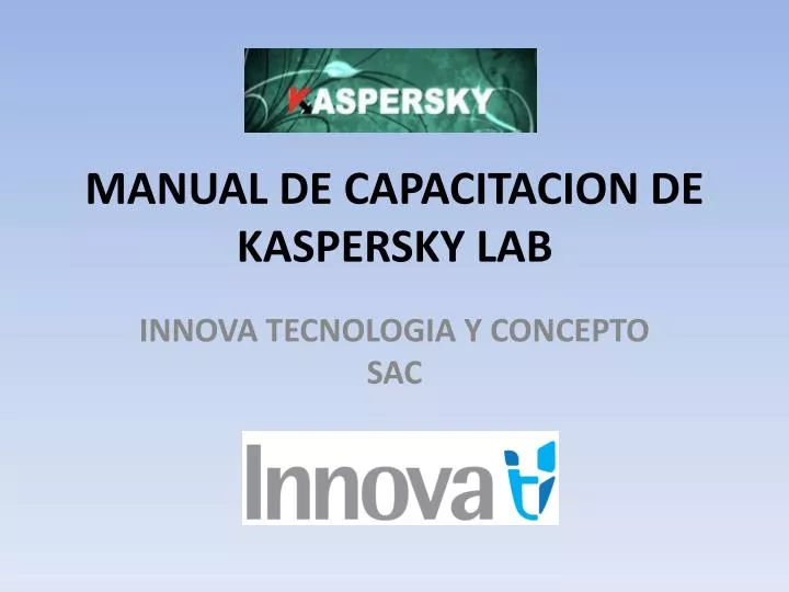 manual de capacitacion de kaspersky lab