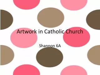 Artwork in Catholic Church