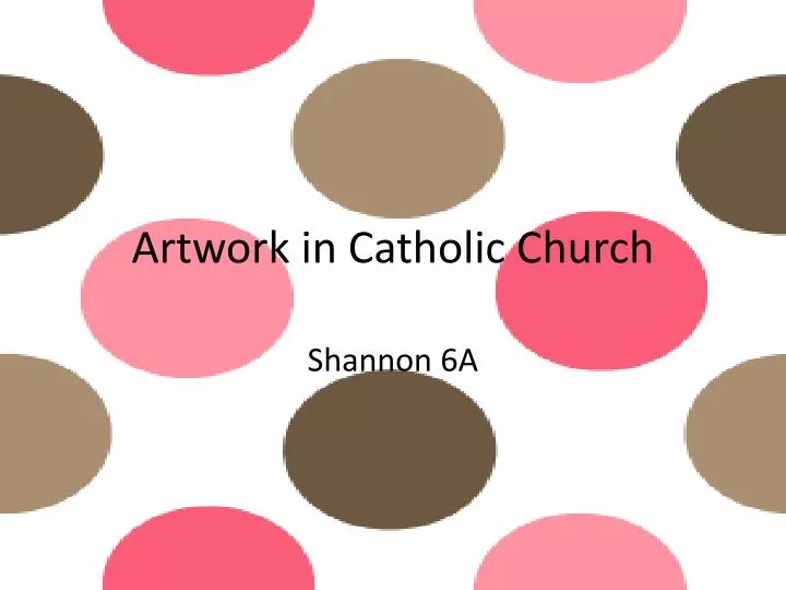 artwork in catholic church