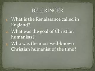 BELLRINGER