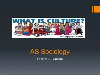 AS Sociology