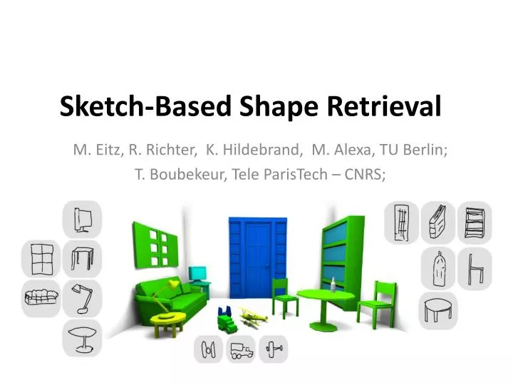 sketch based shape retrieval