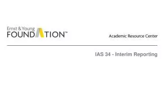 IAS 34 - Interim Reporting