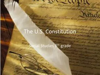the u s constitution